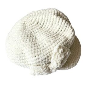 Super Soft Knit Ivory Fisherman Hat One size
